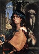 CAPRIOLO, Domenico Portrait of a Man df oil painting reproduction